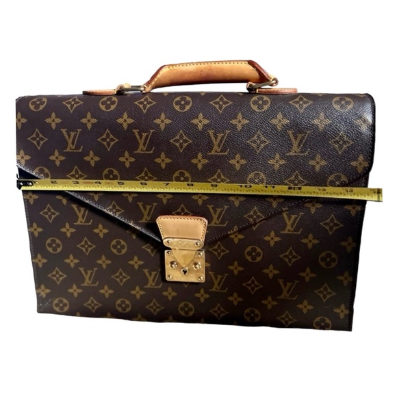 Louis Vuitton Authentic Vintage Monogram Serviette Ambassadeur Briefcase Bag - Picture 12 of 13